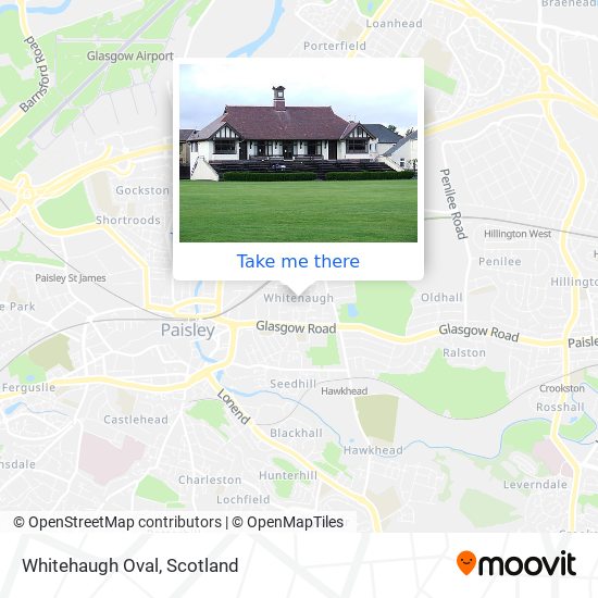 Whitehaugh Oval map