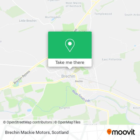 Brechin Mackie Motors map