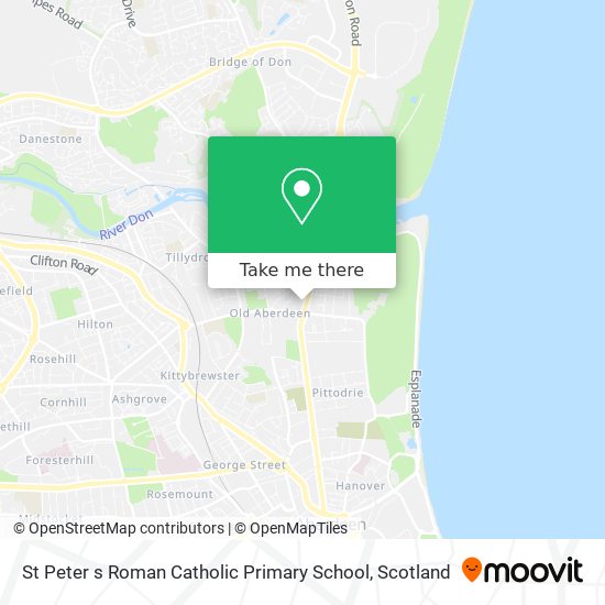 St Peter s Roman Catholic Primary School map