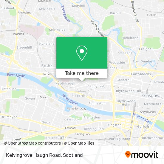 Kelvingrove Haugh Road map