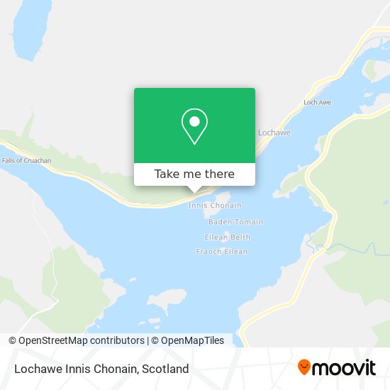 Lochawe Innis Chonain map