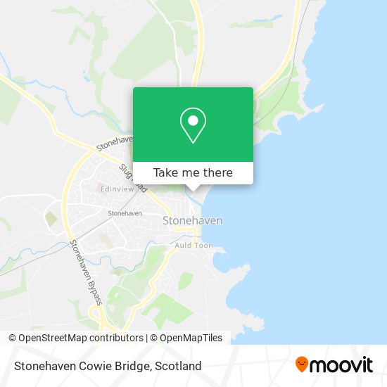 Stonehaven Cowie Bridge map