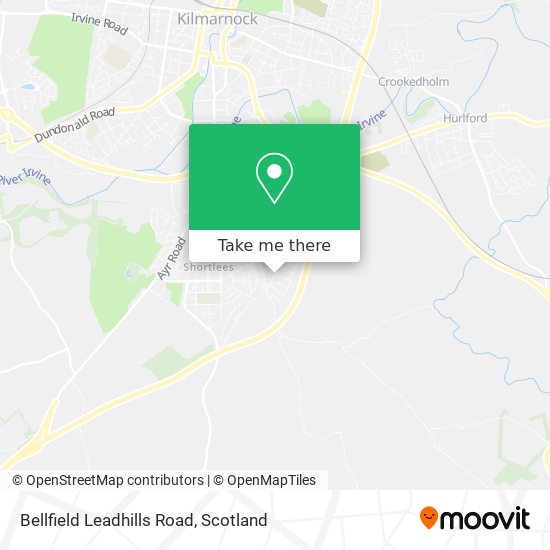 Bellfield Leadhills Road map
