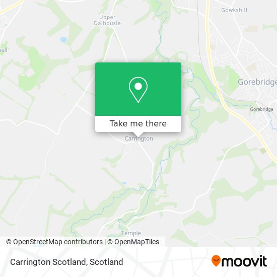Carrington Scotland map