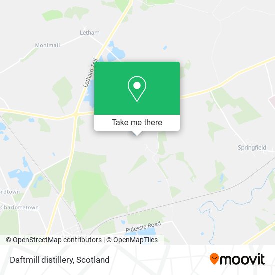 Daftmill distillery map