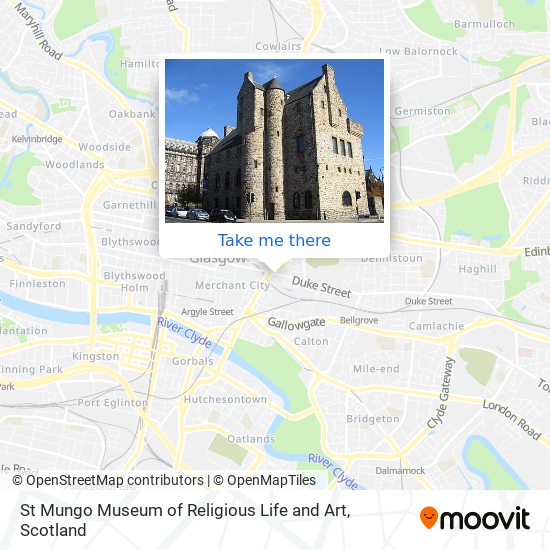 St Mungo Museum of Religious Life and Art map