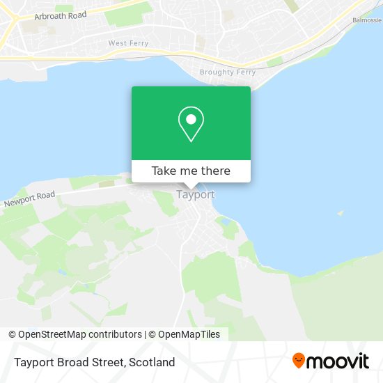 Tayport Broad Street map