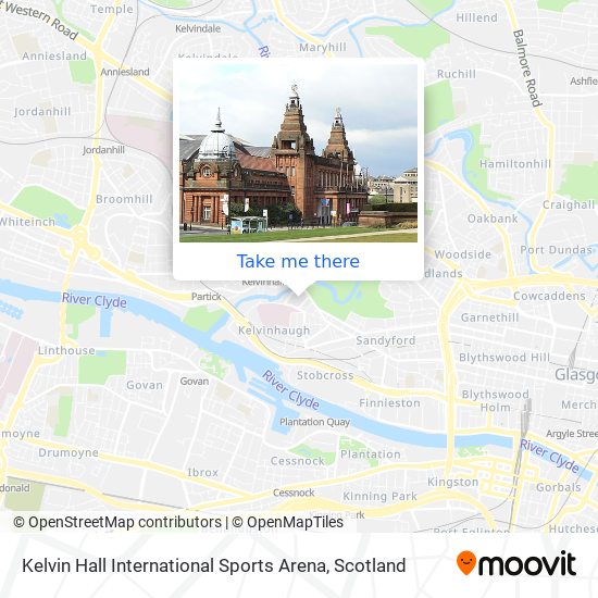 Kelvin Hall International Sports Arena map