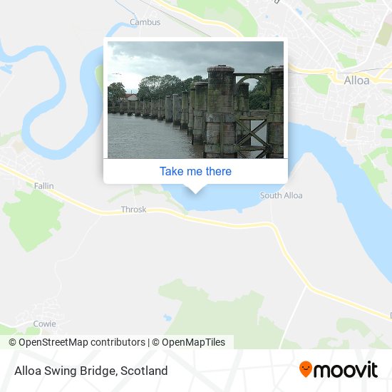 Alloa Swing Bridge map