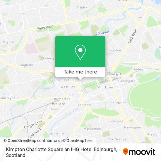 Kimpton Charlotte Square an IHG Hotel Edinburgh map