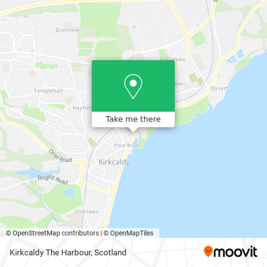 Kirkcaldy The Harbour map