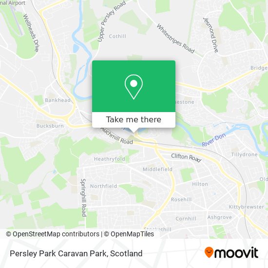 Persley Park Caravan Park map