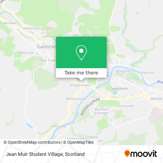 Jean Muir Student Village map