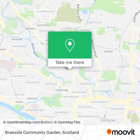 Braeside Community Garden map