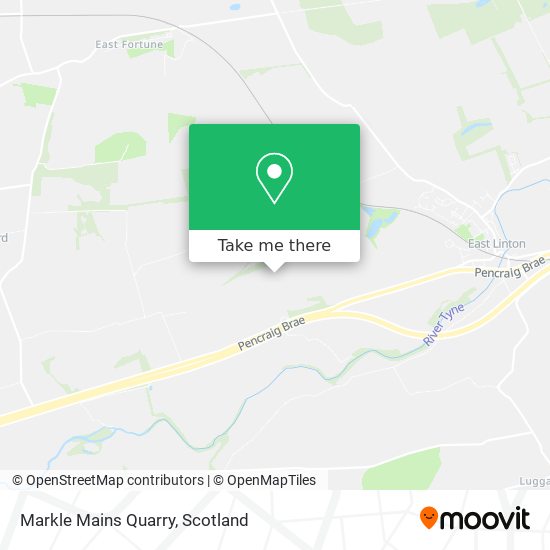 Markle Mains Quarry map