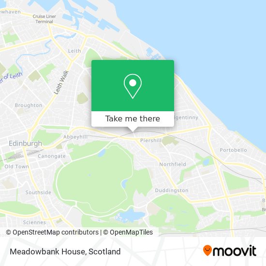 Meadowbank House map