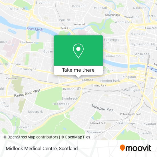Midlock Medical Centre map