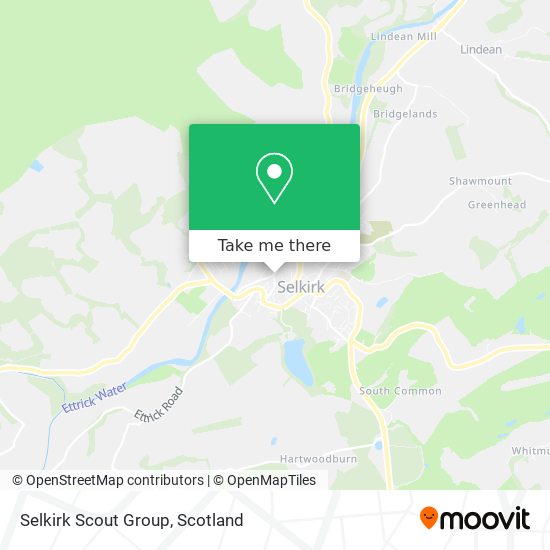 Selkirk Scout Group map