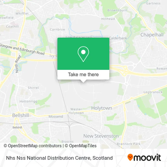 Nhs Nss National Distribution Centre map