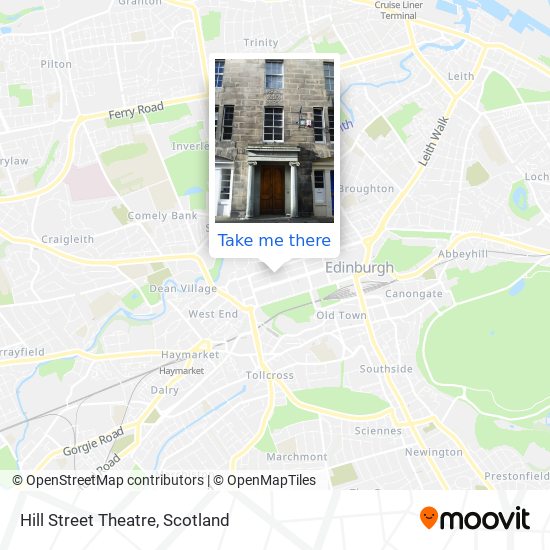 Hill Street Theatre map