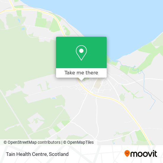 Tain Health Centre map