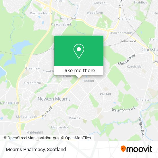 Mearns Pharmacy map