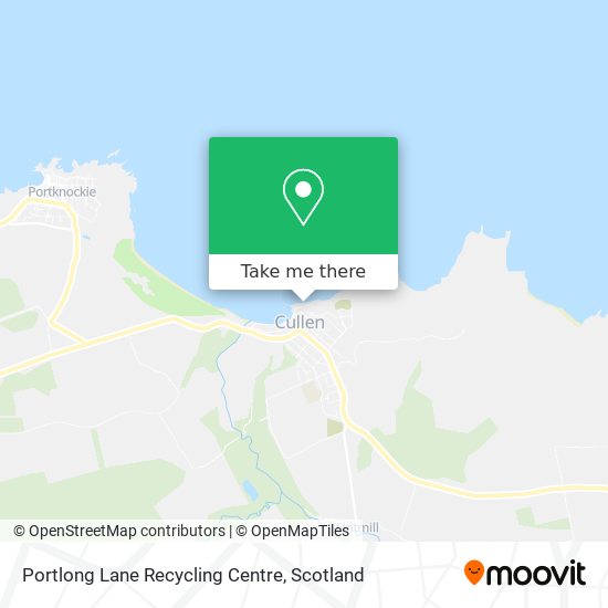 Portlong Lane Recycling Centre map
