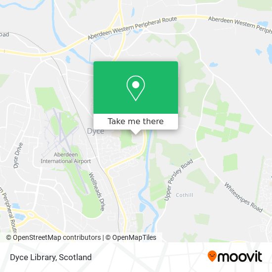Dyce Library map