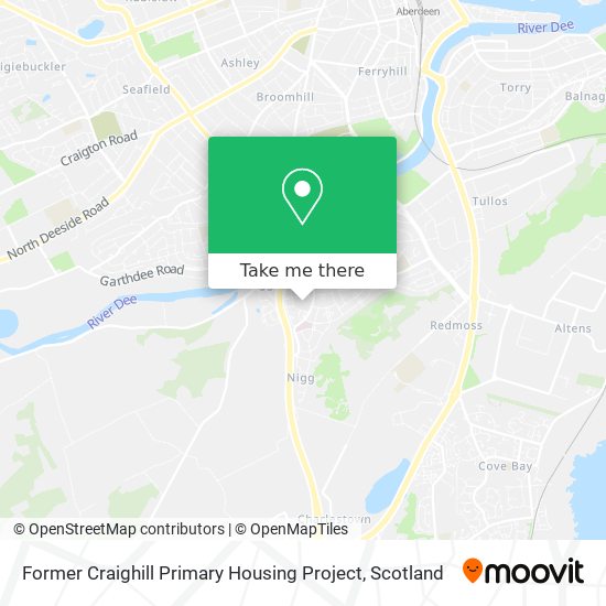 Former Craighill Primary Housing Project map