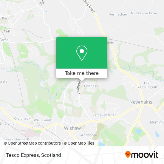 Tesco Express map