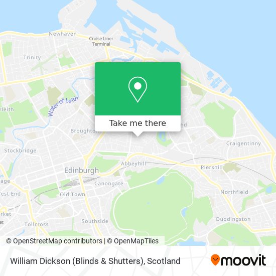 William Dickson (Blinds & Shutters) map