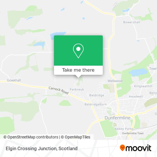 Elgin Crossing Junction map
