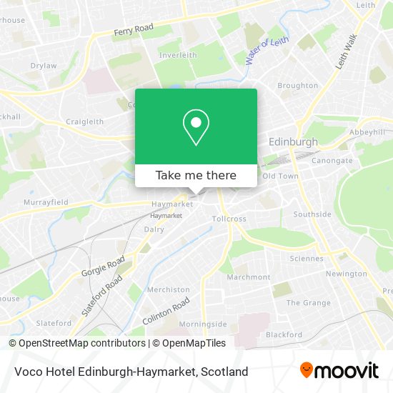 Voco Hotel Edinburgh-Haymarket map