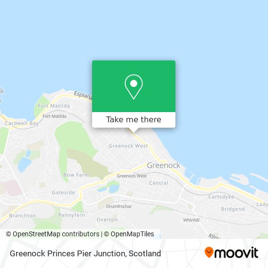 Greenock Princes Pier Junction map
