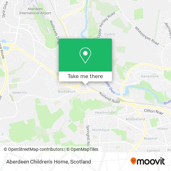 Aberdeen Children's Home map