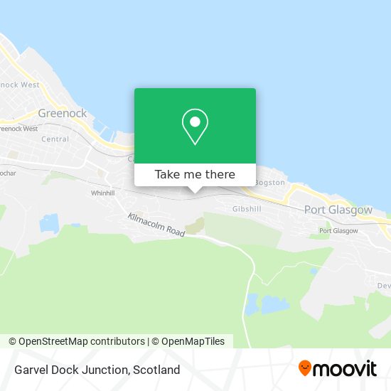 Garvel Dock Junction map