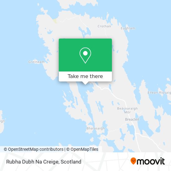 Rubha Dubh Na Creige map