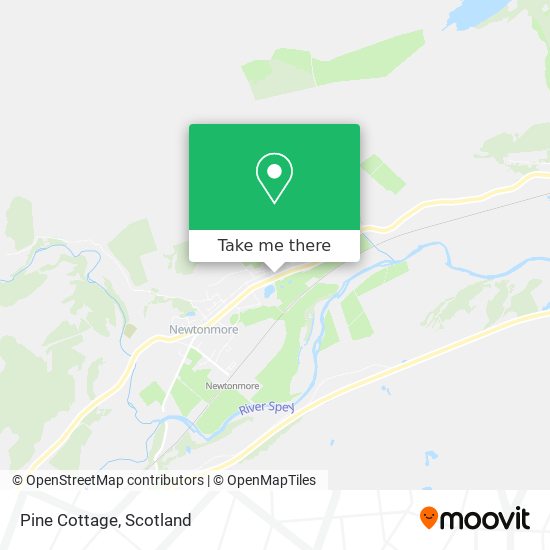 Pine Cottage map
