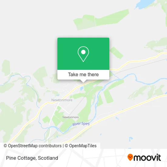 Pine Cottage map
