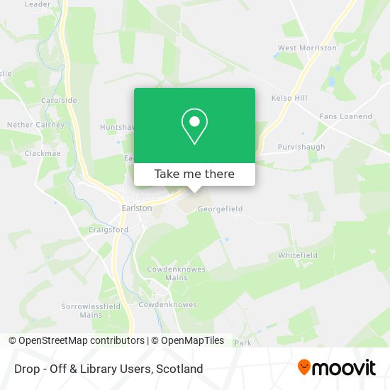 Drop - Off & Library Users map