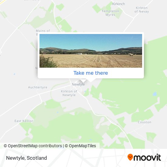 Newtyle map