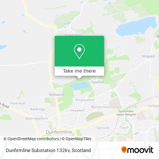 Dunfirmline Substation 132kv map