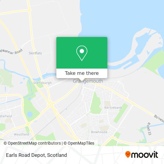 Earls Road Depot map