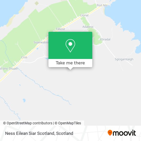 Ness Eilean Siar Scotland map