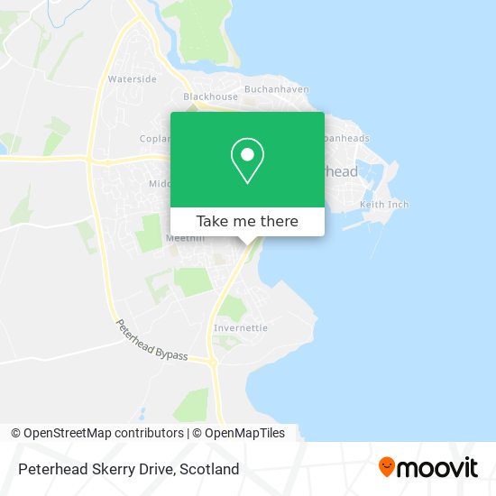 Peterhead Skerry Drive map