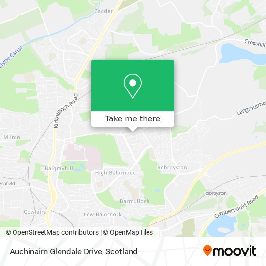 Auchinairn Glendale Drive map