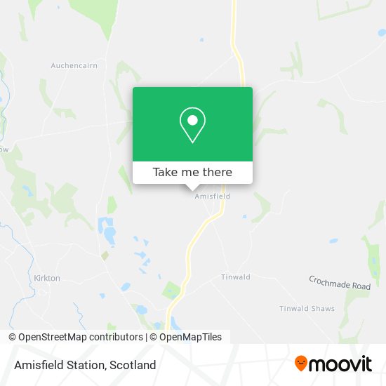 Amisfield Station map