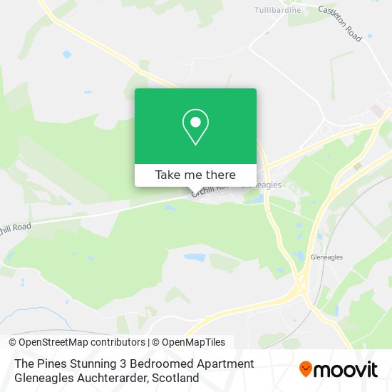 The Pines Stunning 3 Bedroomed Apartment Gleneagles Auchterarder map