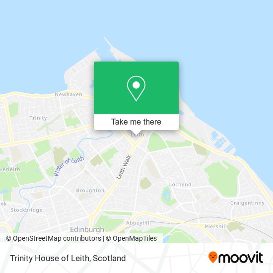 Trinity House of Leith map