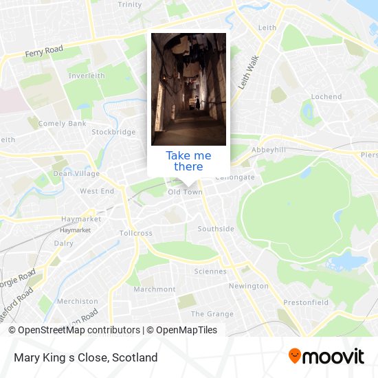 Mary King s Close map